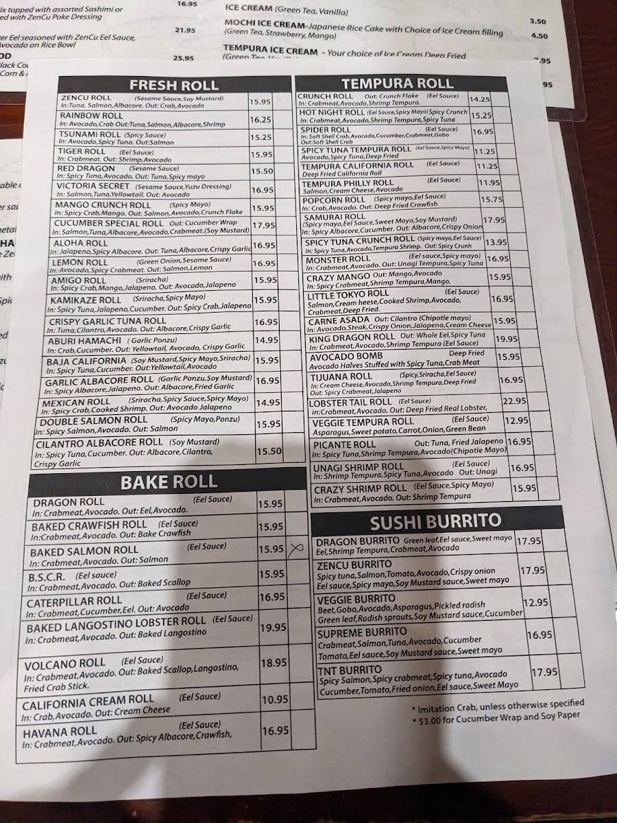 Zencu Sushi & Grill Menu - Image 5